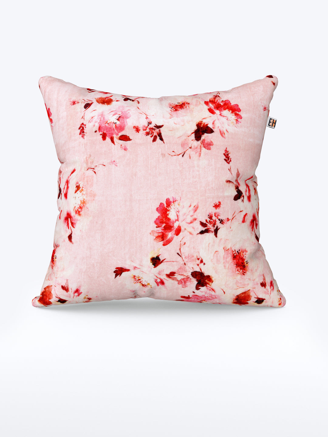Pink & Mint Set of 2 water color based floral cushion covers