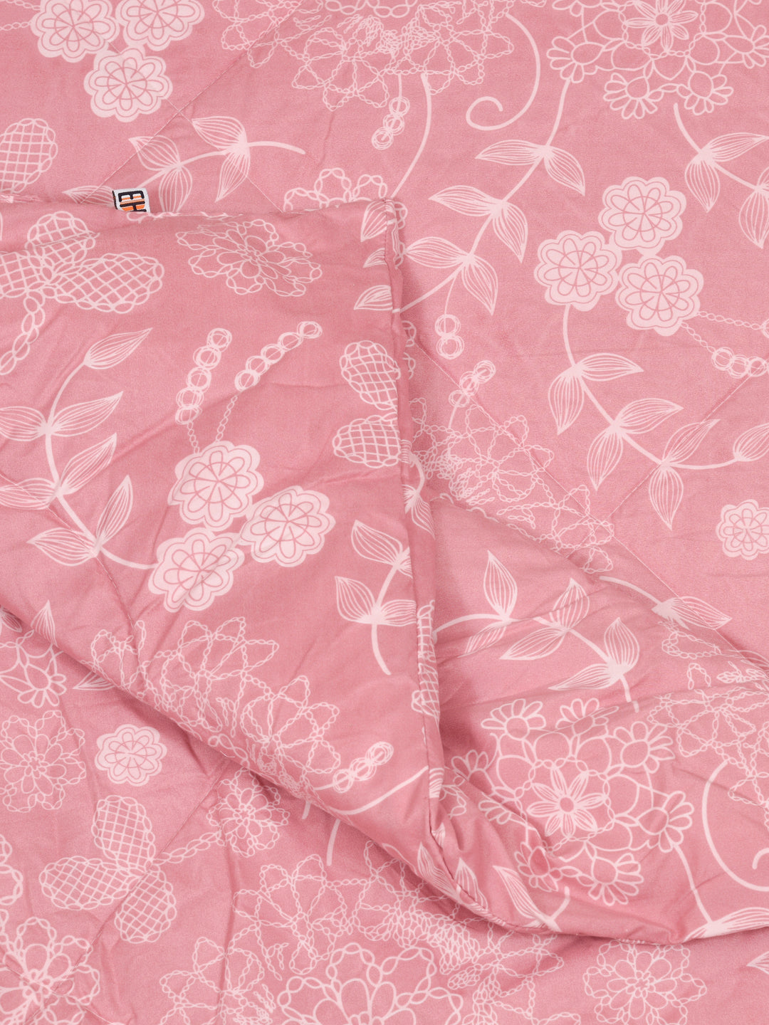 Pink Floral Print Double bed AC Comforter