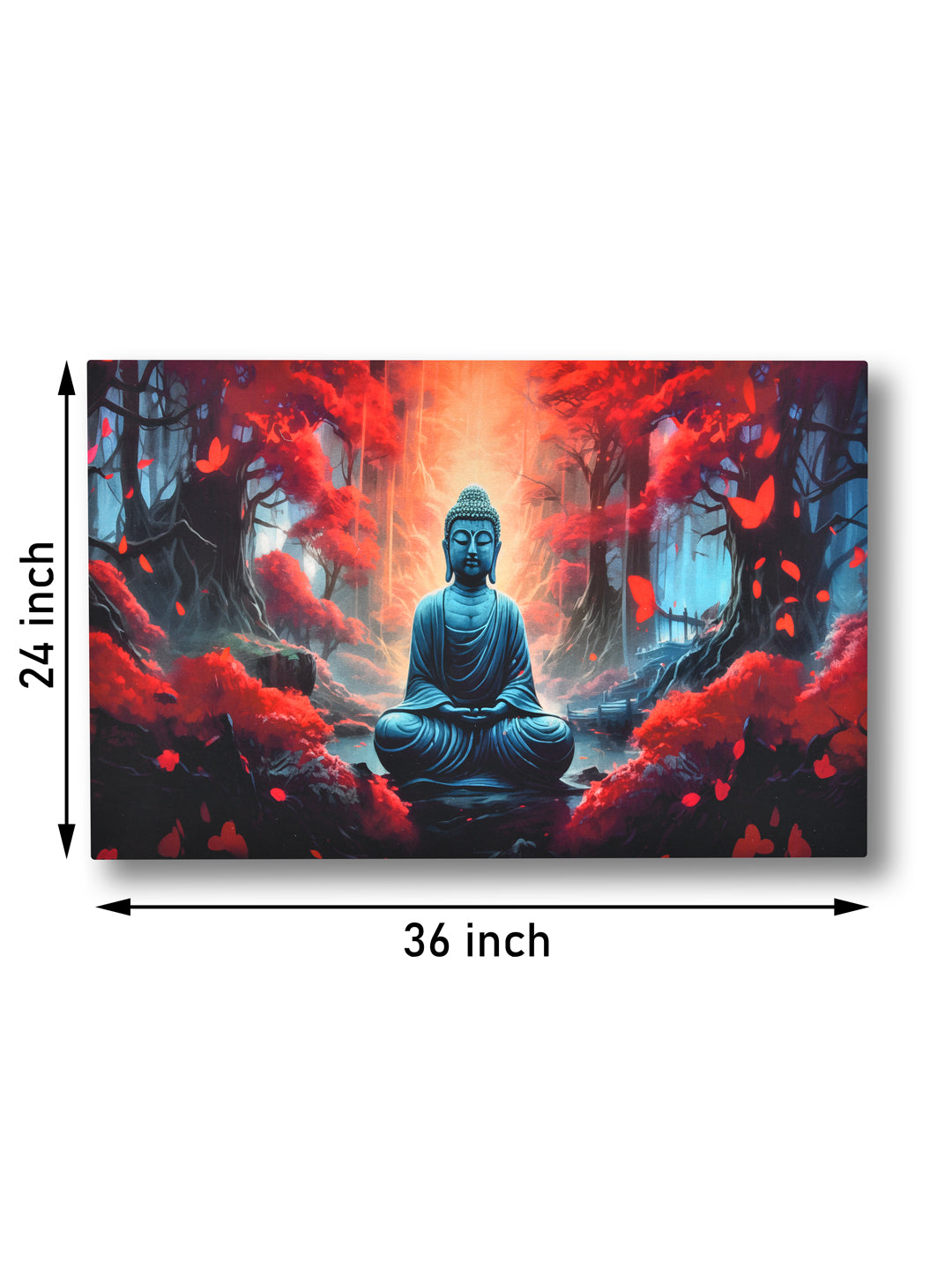 Lord Budha Painted Wall Art