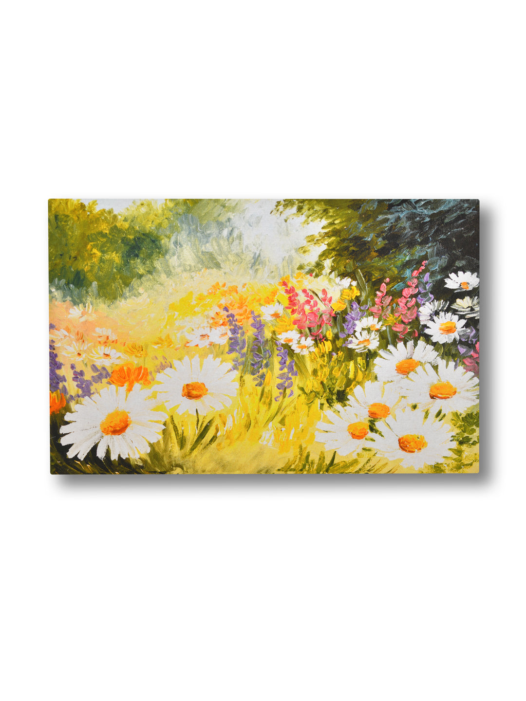 Floral Garden Oil Painted Wall Art