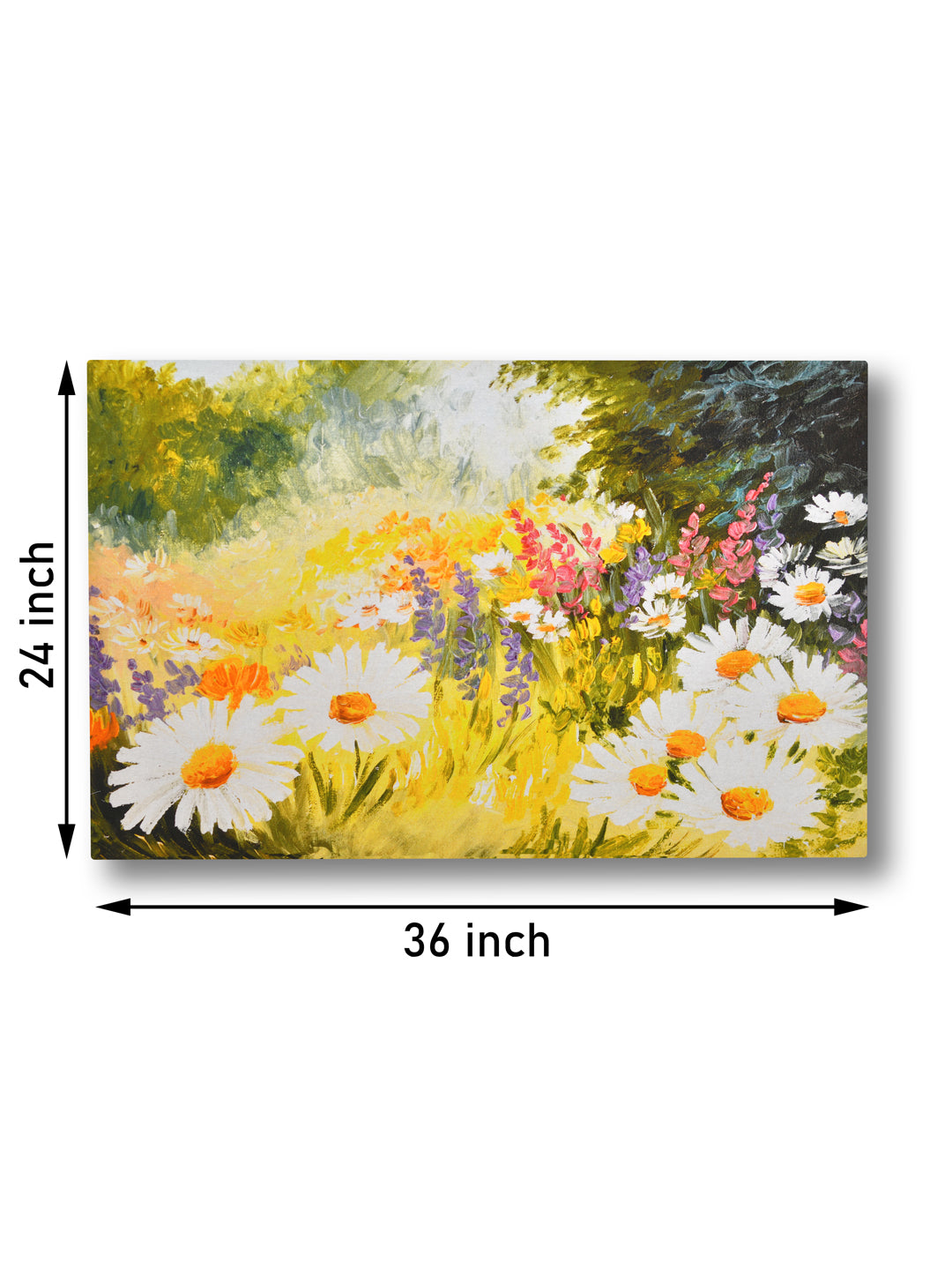 Floral Garden Oil Painted Wall Art