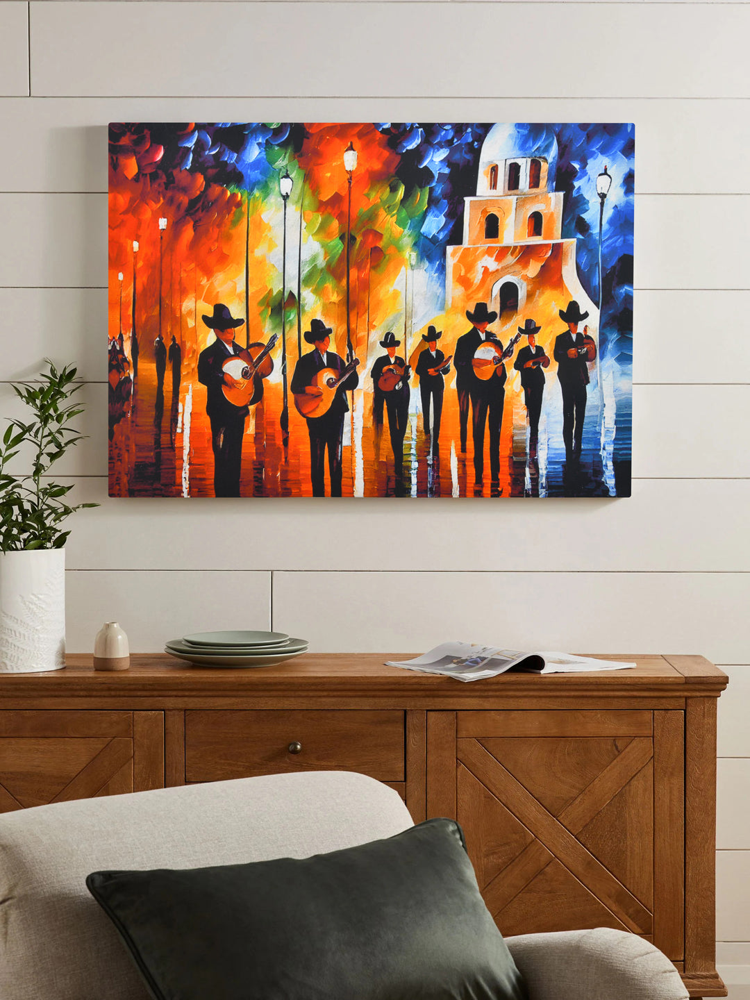 Musical Melody Oil Painting Wall Art