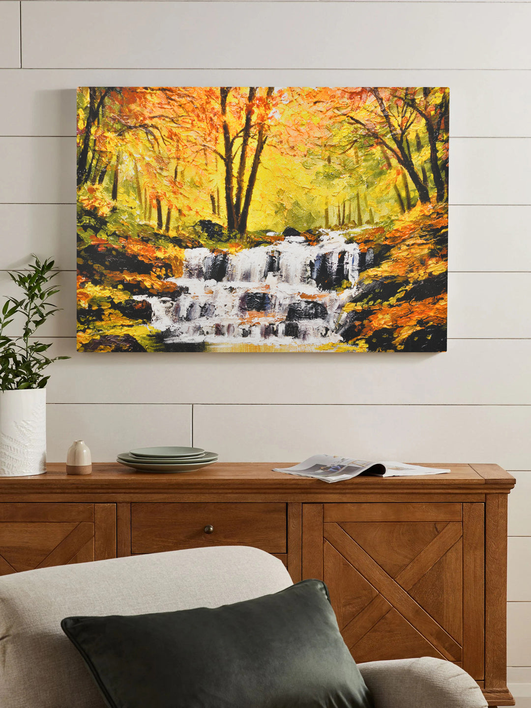 Scenic Waterfall Wall Art