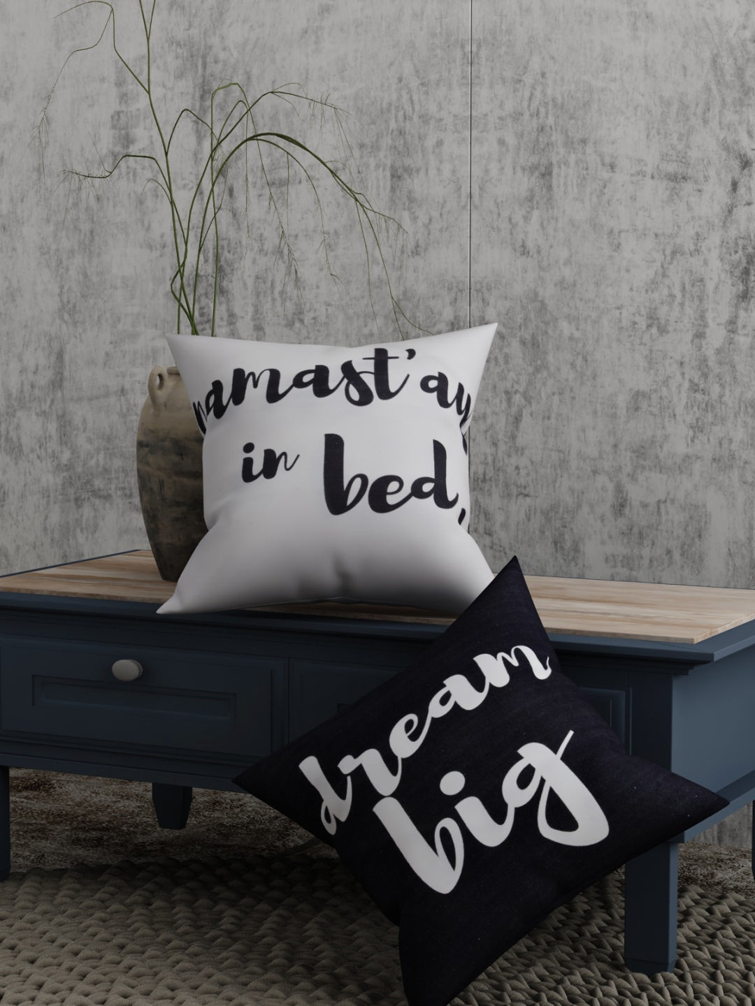 Quote Print Set of 2 Cushion Cover