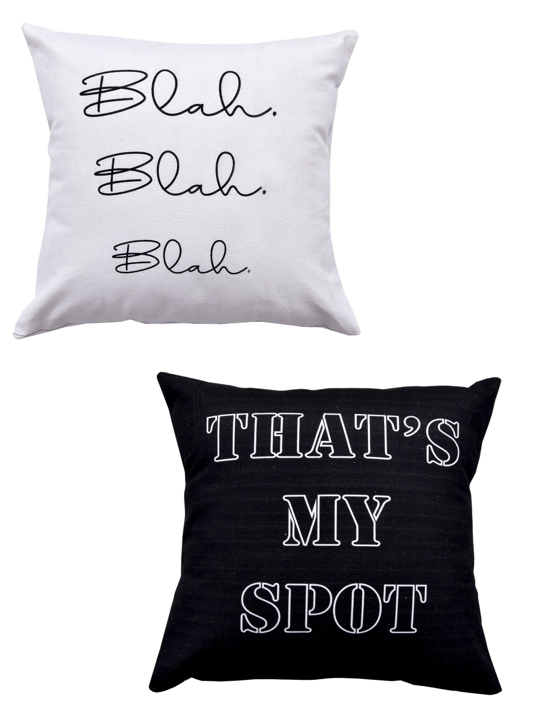 Quote Print Set of 2 Cushion Cover