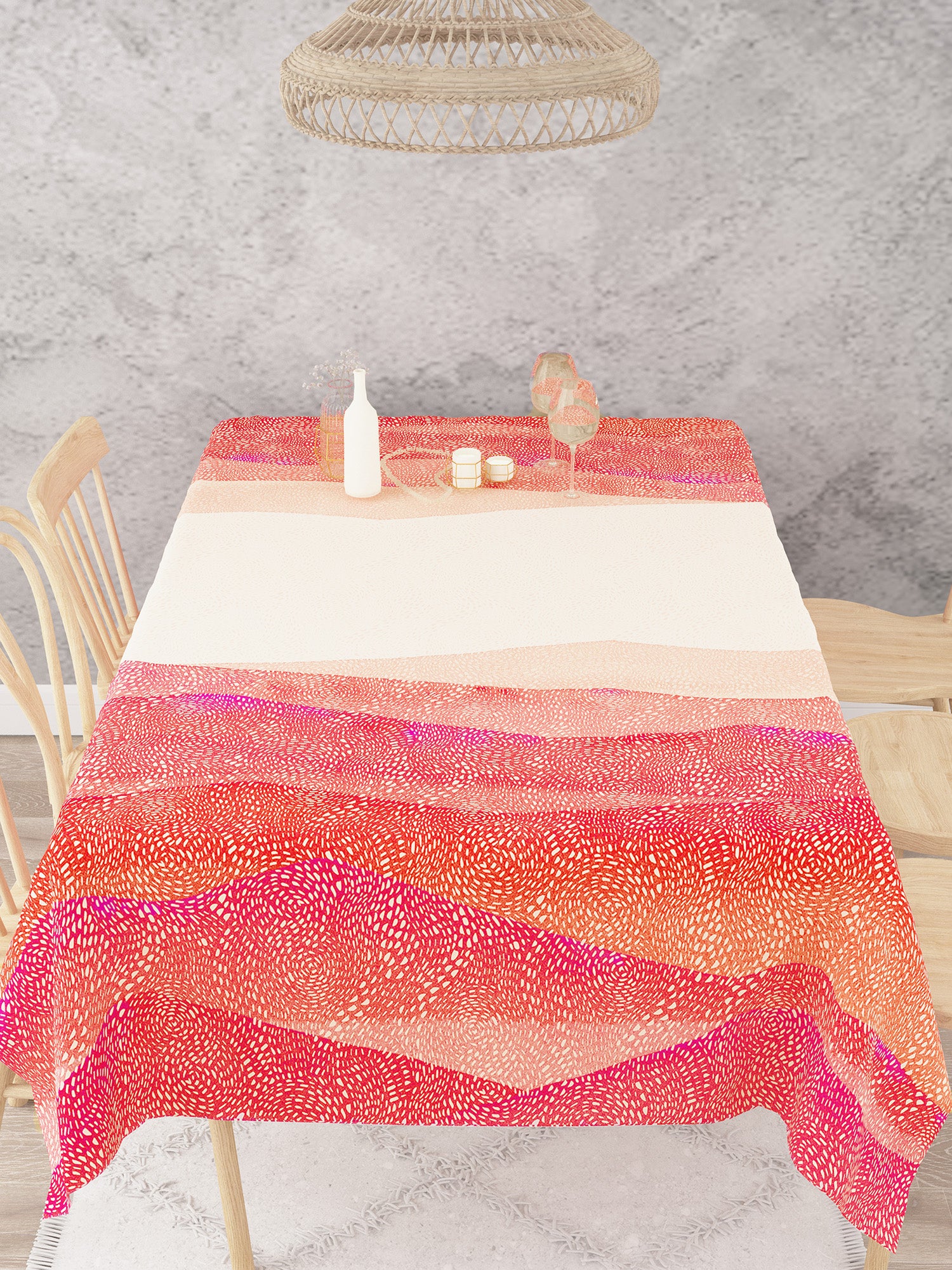 Abstract Digital Print Table Cover