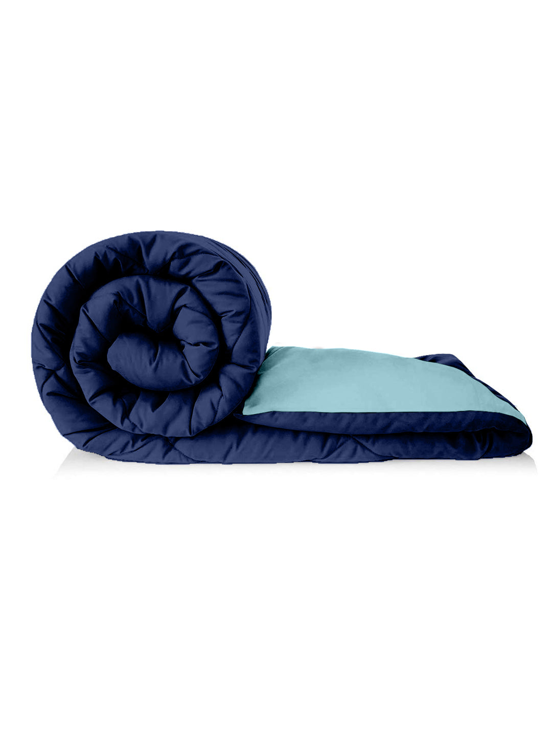 Blue Microfiber Double comforter for Mild Winter