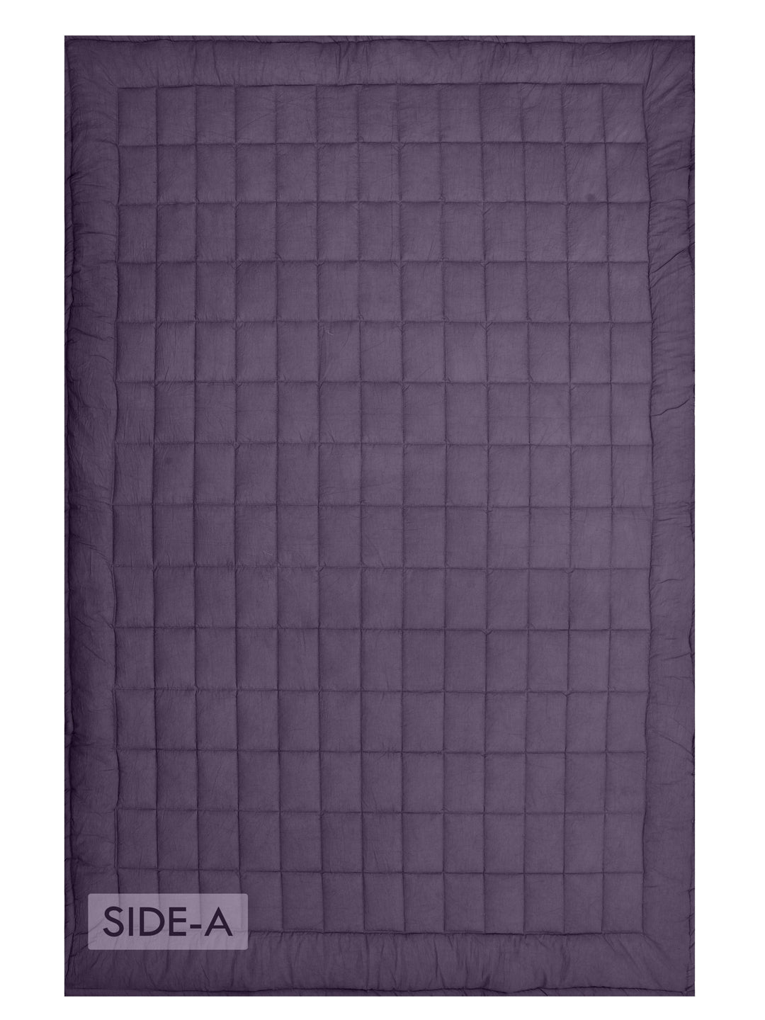 Vintage Violet & Lavender Fog Cambric Cotton Reversible Dohar - Single